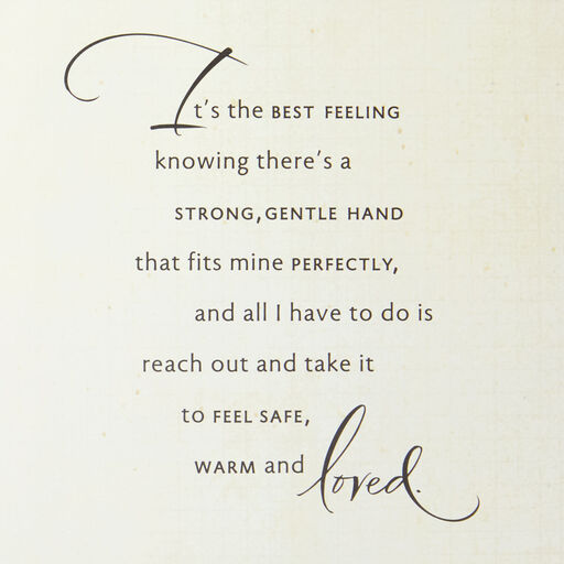 Safe, Warm and Loved Birthday Card for Husband, 