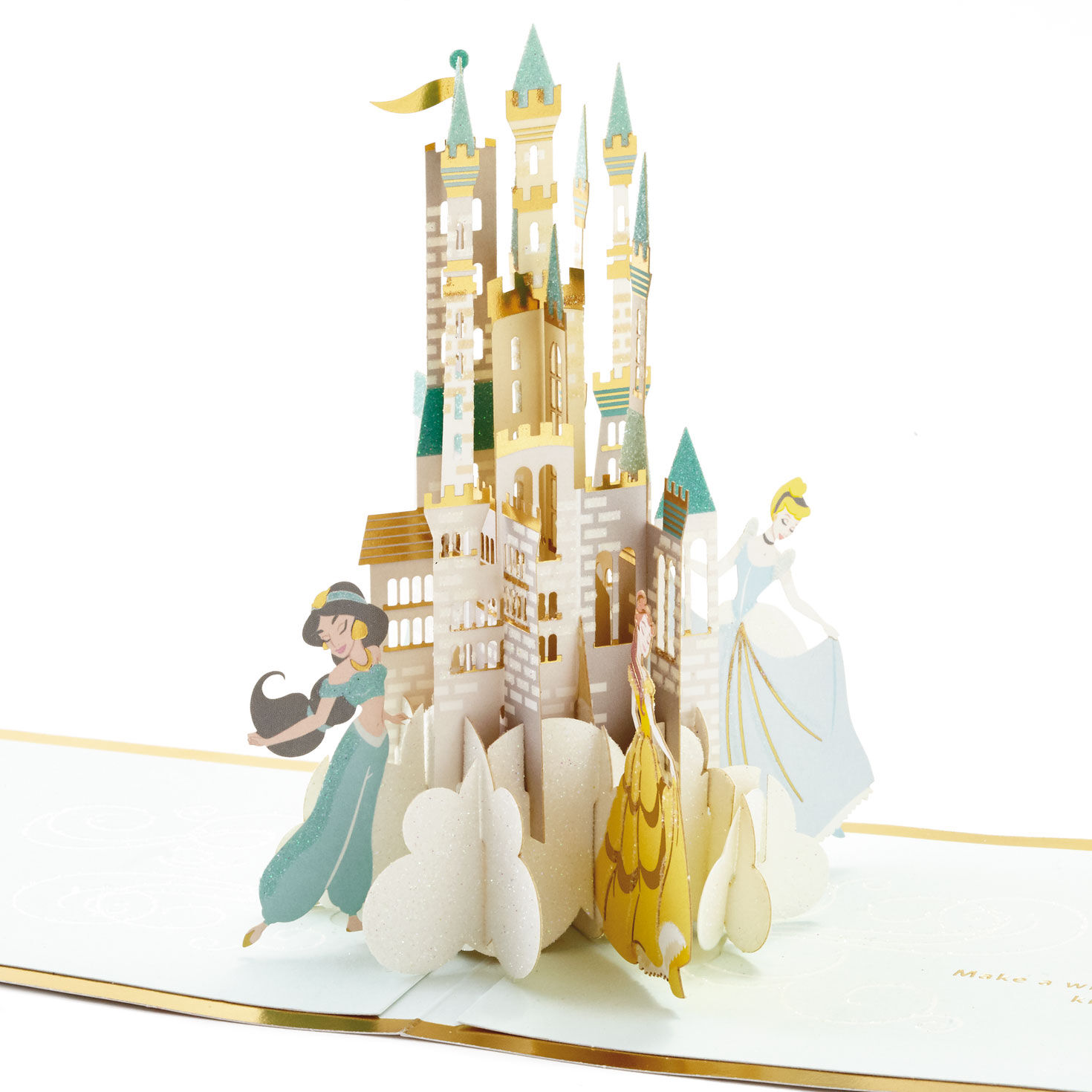 Cinderella 3D Pop Up Card Princess Love Spring Birthday Anniversary 