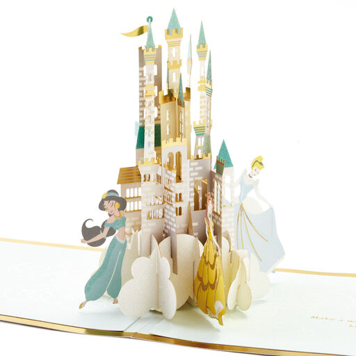 Disney Princess Castle So Loved 3D Pop-Up Card, 