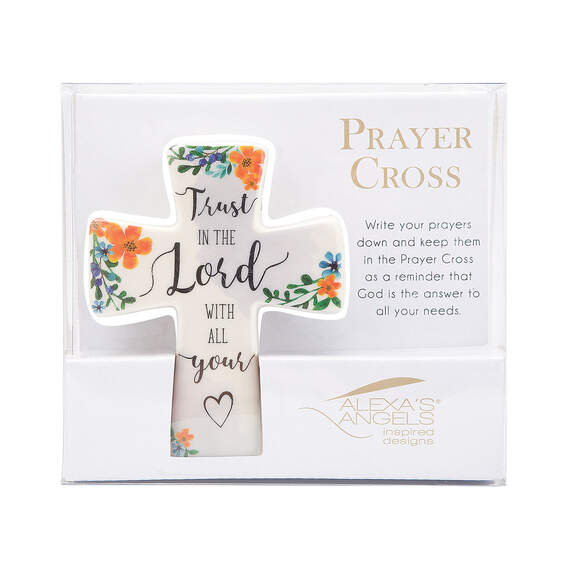 Trust in the Lord Porcelain Prayer Cross, , large image number 2