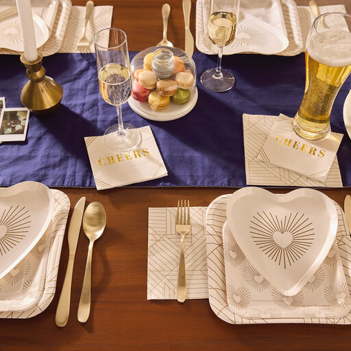 Ivory and Gold Party Essentials Set, 