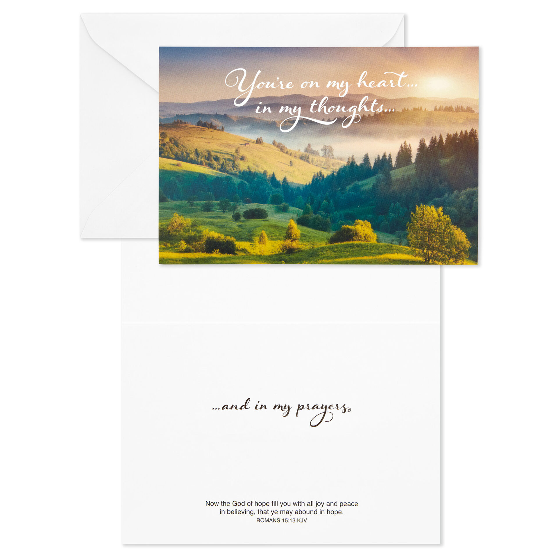 DaySpring Landscape Assorted Religious Thinking of You Cards, Box of 12