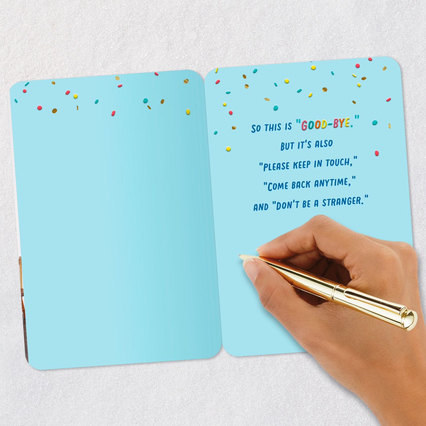 Balloon Banner Farewell Goodbye Card Signing card image number 6