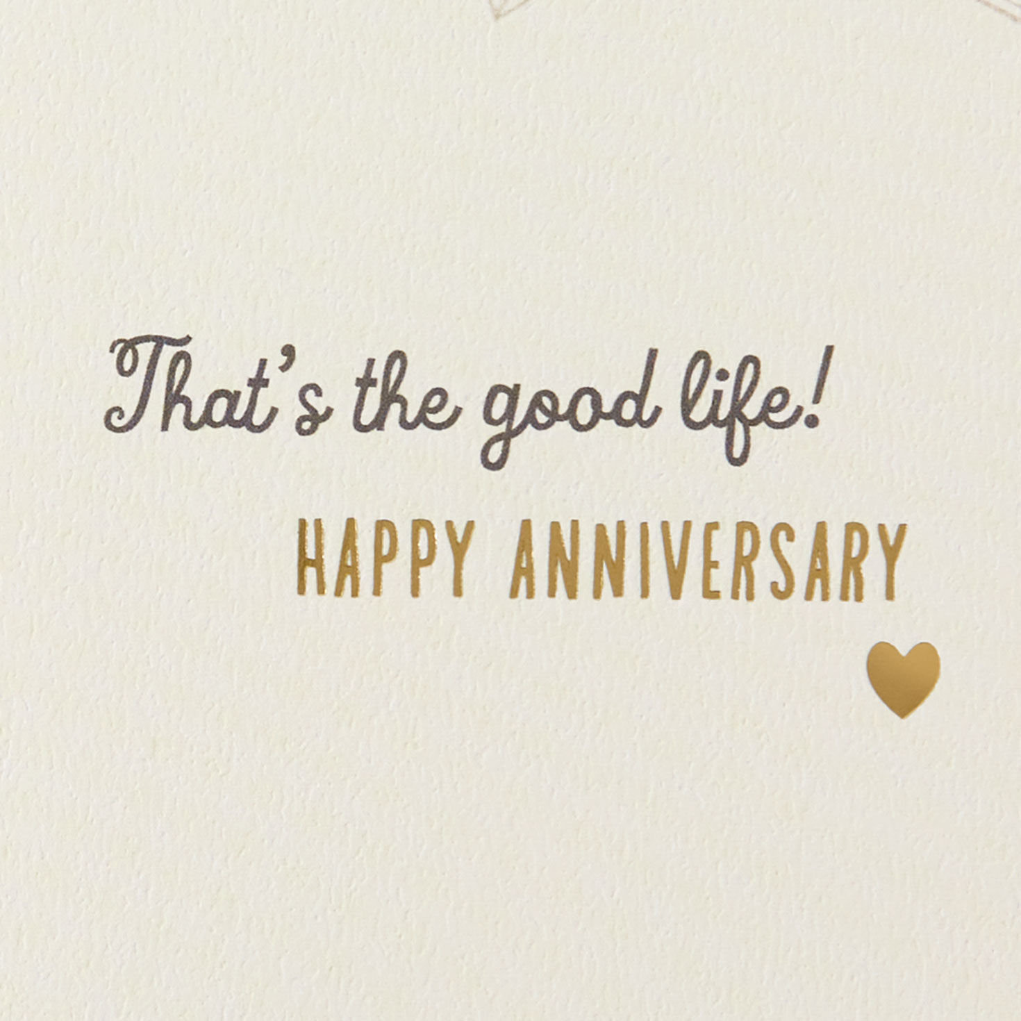 Two Gray Sloths Hanging from Branch Anniversary Card  image number 2