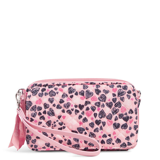 Vera Bradley RFID All in One Crossbody in Love You Lots, 