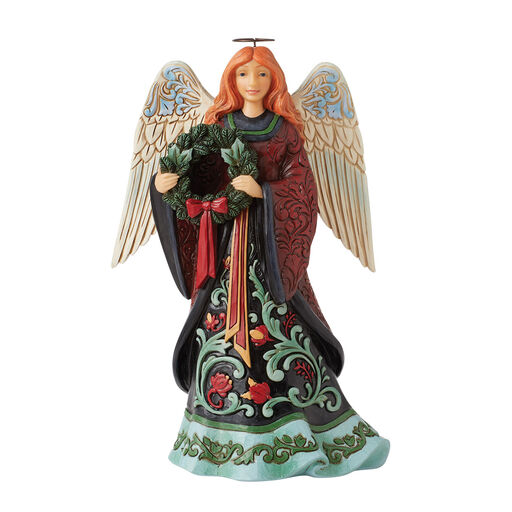 Jim Shore Holiday Manor Angel Figurine, 9.25", 