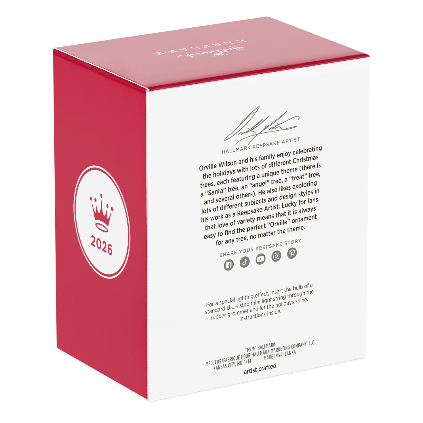 Harry Potter Quidditch Shop Keepsake Ornament Package Back image number 8