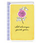 Pink Rose Romantic Love Card Card Front image number 1