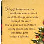 Home, Family, Love Christmas Tree Christmas Card for Dad, , large image number 2