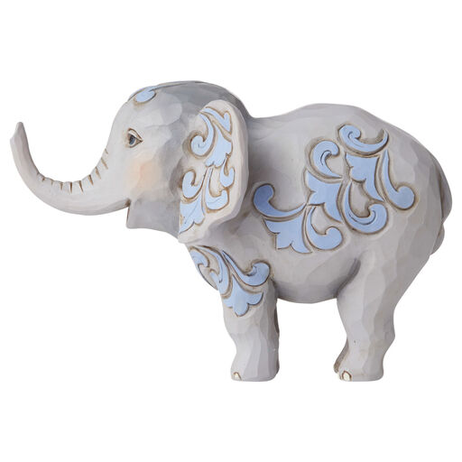 Jim Shore Elephant Mini Figurine, 3", 