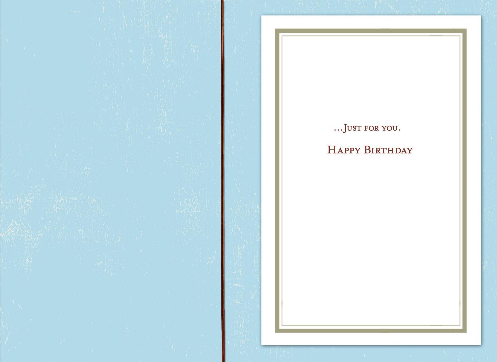 A Day to Relax and Enjoy Birthday Card