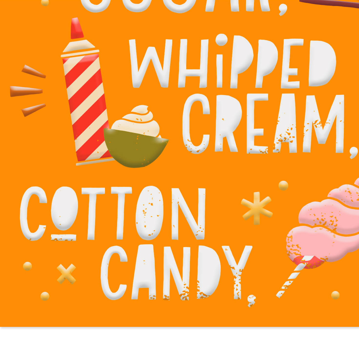 Apples, Honey, Cream & Sugar Rosh Hashanah Card Sentiment image number 3