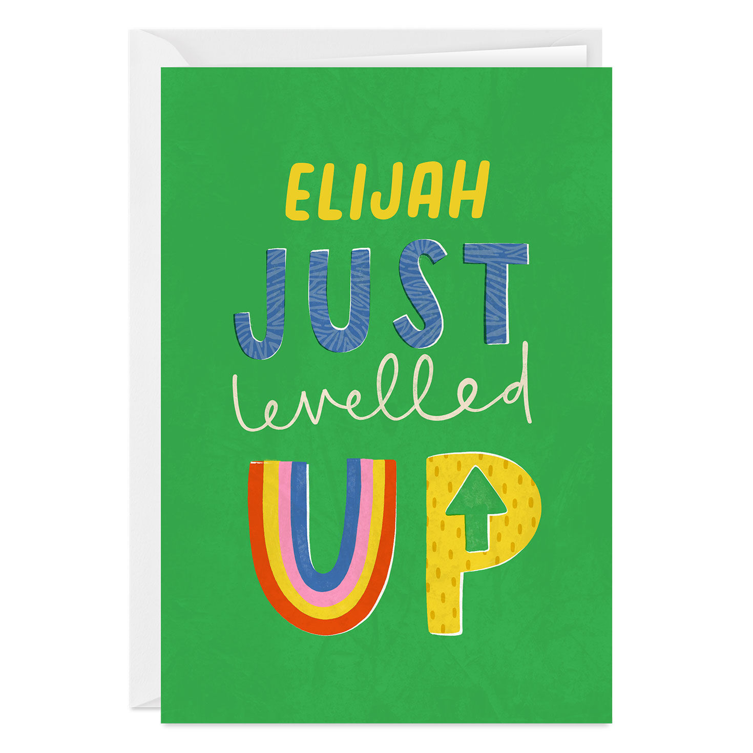 Levelled Up Custom Card