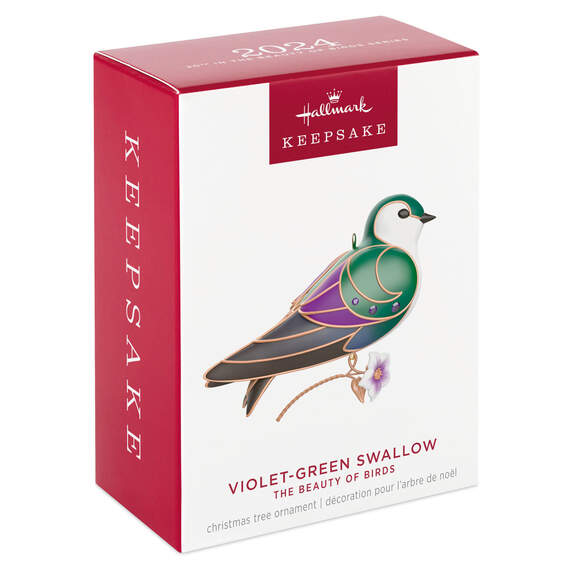 The Beauty of Birds Violet-Green Swallow Ornament, , large image number 5