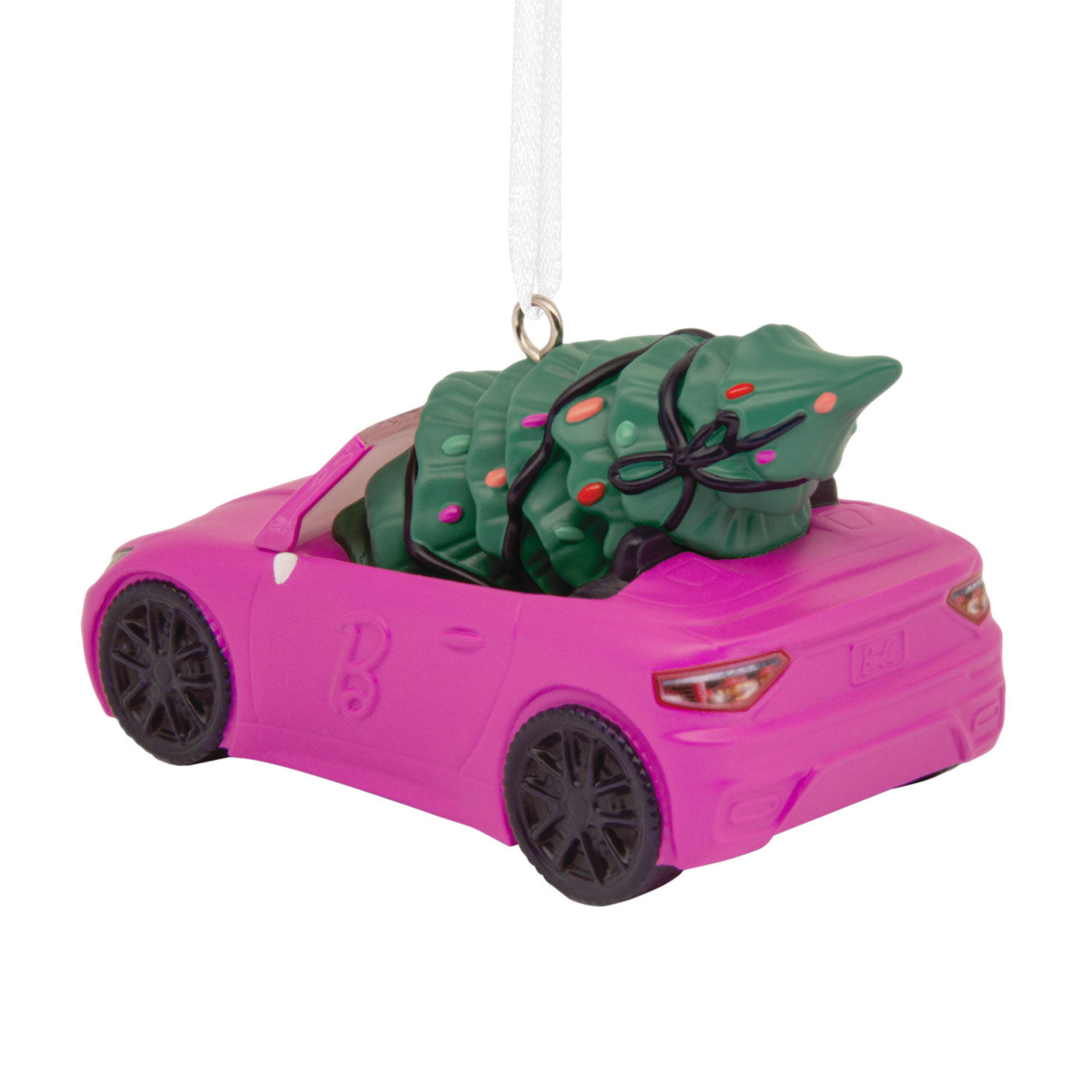 Barbie Car With Tree Christmas Ornament bach image number 6