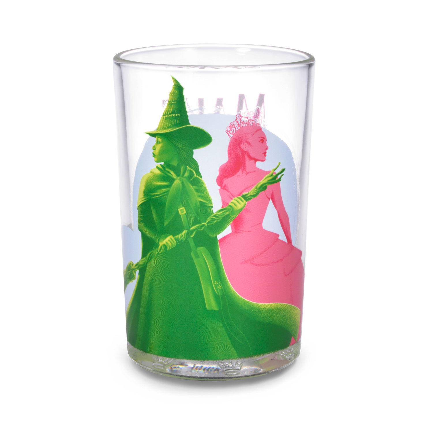 Wicked Elphaba and Glinda Collectible Drinking Glass, 13.5 oz.