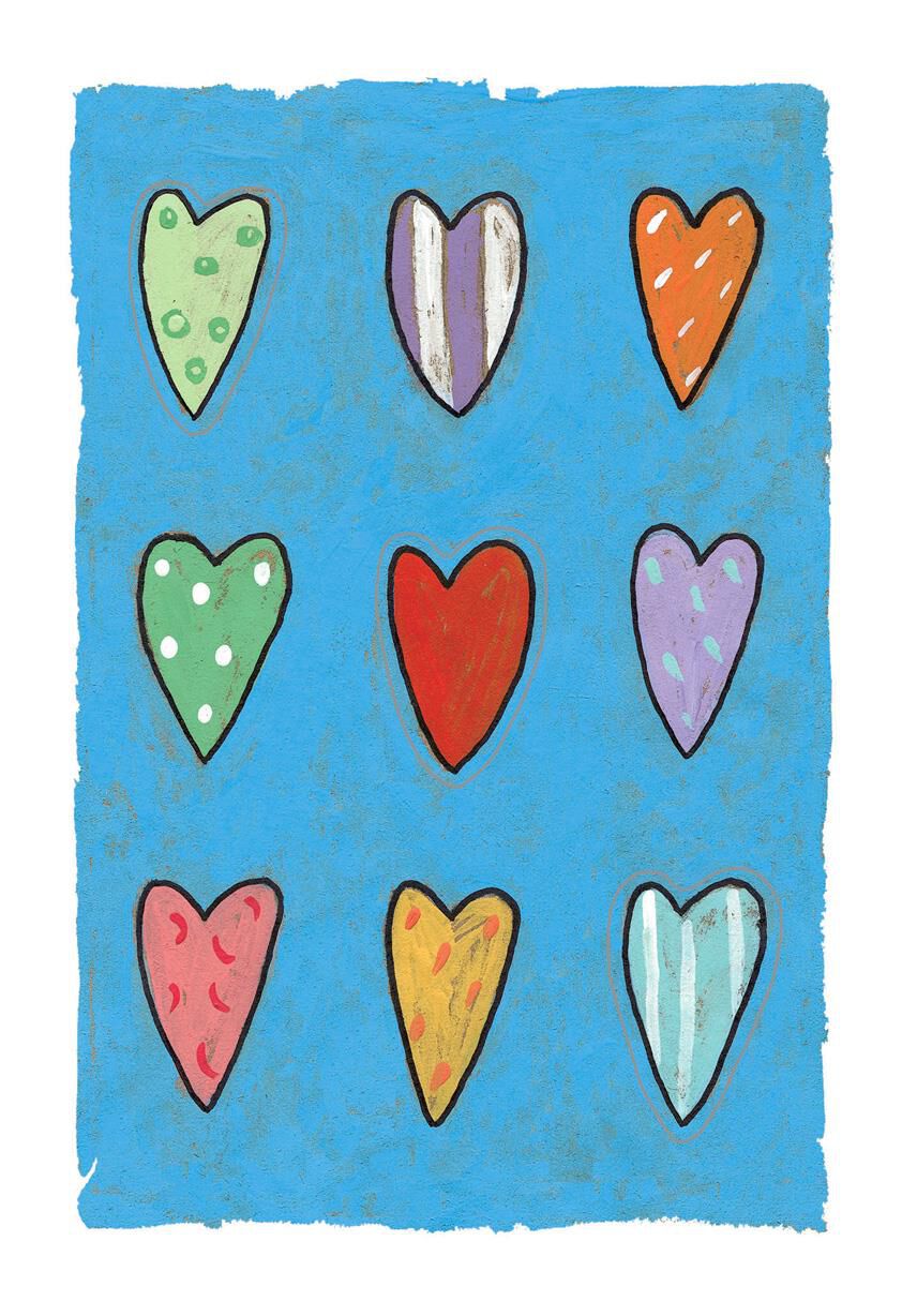 Heart Collage Father's Day Card