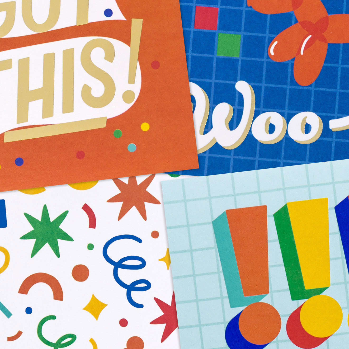 Colorful Blank Note Cards Assortment for Kids upclose view image number 5