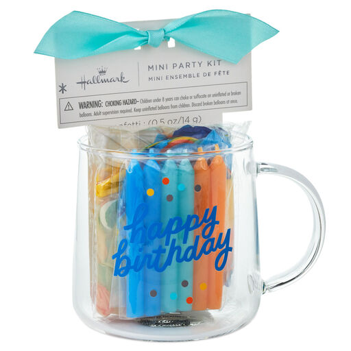 Happy Birthday Glass Mug Party Kit, 