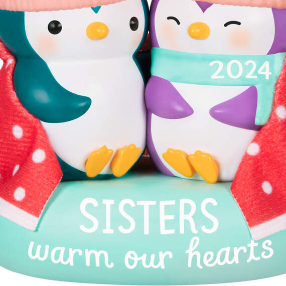 Sisters Warm Our Hearts 2024 Ornament, , large image number 5
