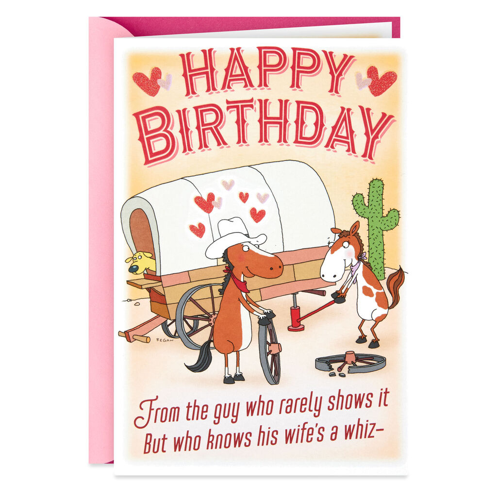 Wild About You Funny Birthday Card For Wife Greeting Cards