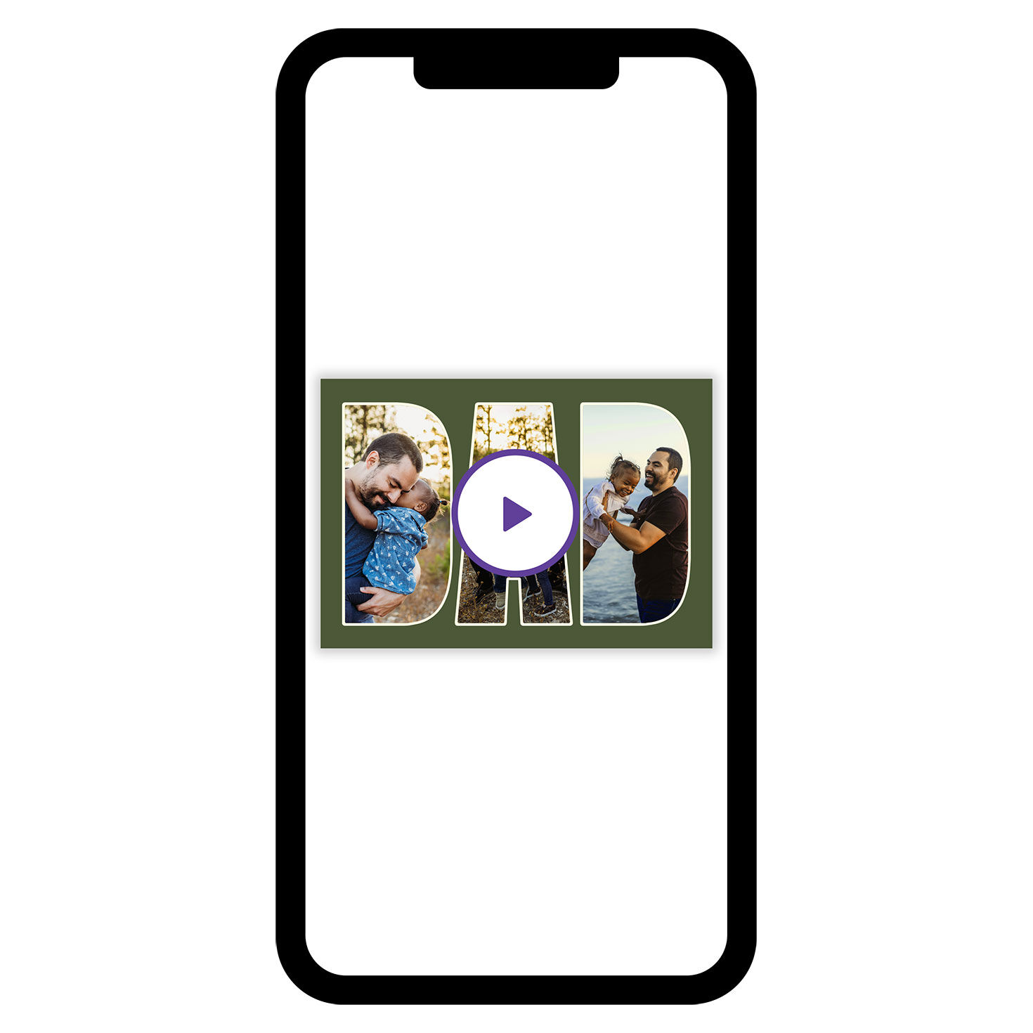 Dad Photo Letters Father's Day eCard