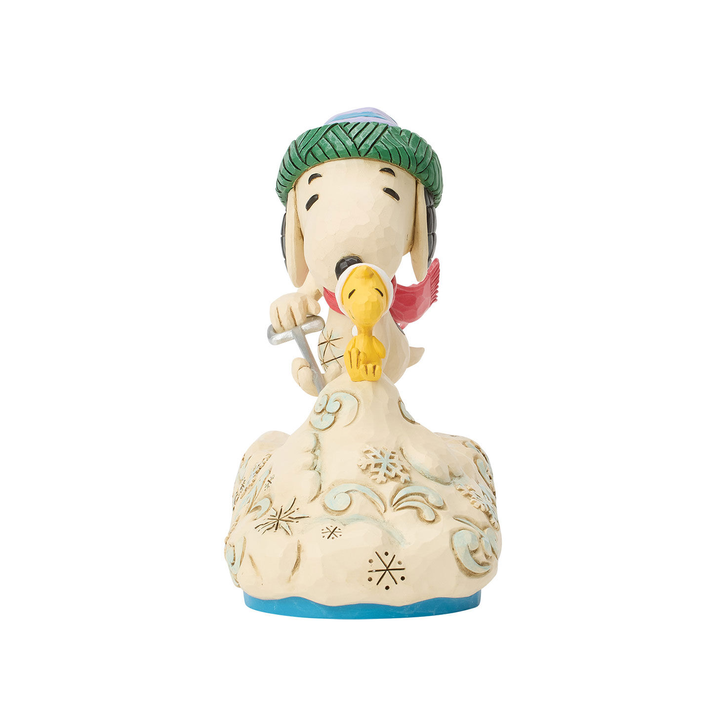 Jim Shore Peanuts Snoopy Shoveling Snow Statue side image number 5