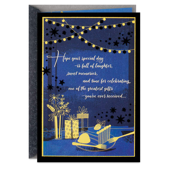 Celebrate One of the Greatest Gifts Anniversary Card, , large image number 1