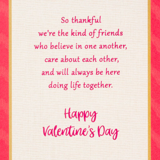 In My Heart as Family Valentine's Day Card for Friend, 