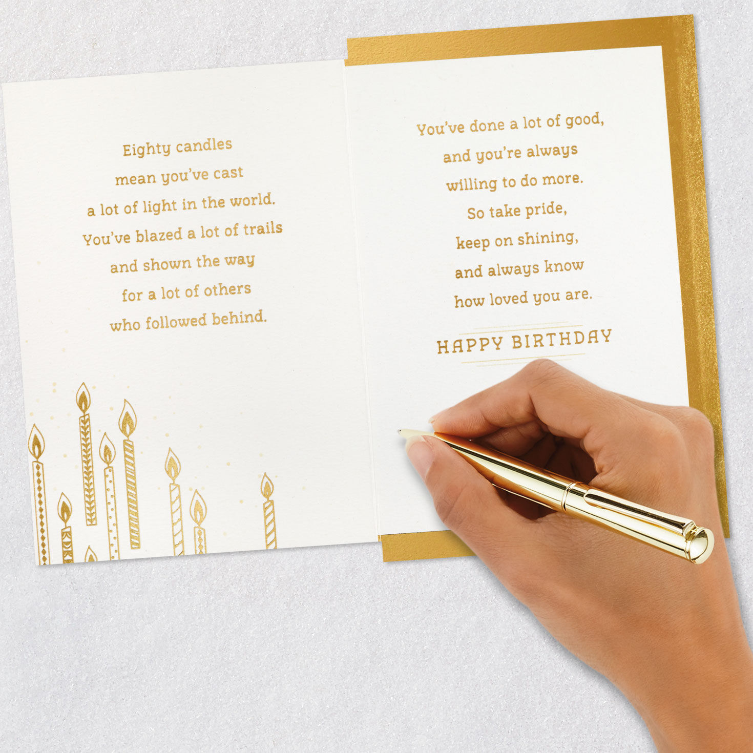 Keep On Shining 80th Birthday Card for only USD 4.99 | Hallmark