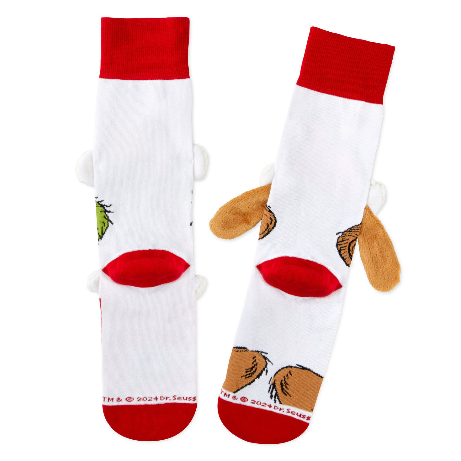 Dr. Seuss's How the Grinch Stole Christmas!&trade; Grinch and Max Novelty Socks, , large image number 2