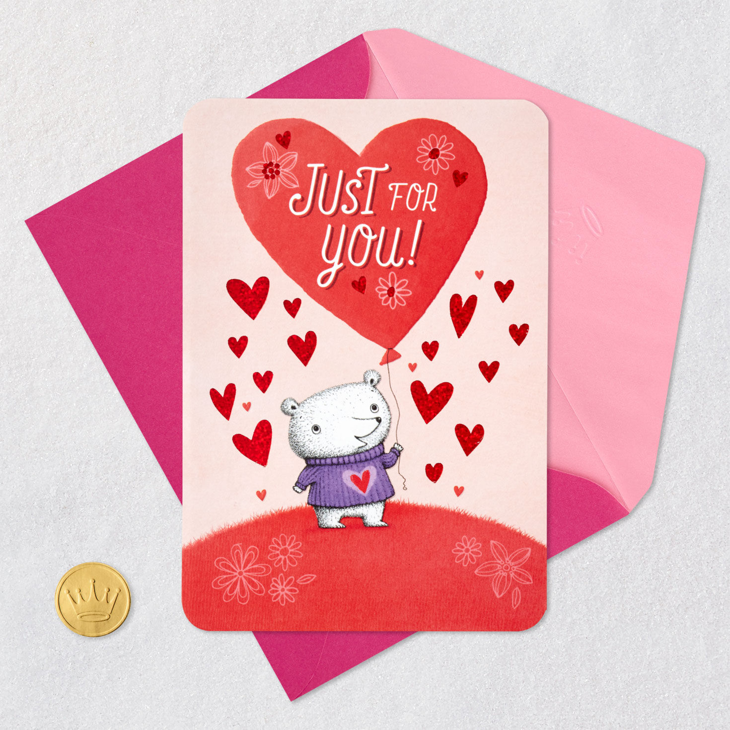 Happy Thoughts and Lots of Love Valentine's Day Card for only USD 2.99 | Hallmark