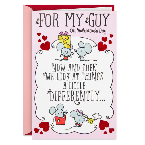 For My Guy Funny Pop-Up Valentine's Day Card for Him