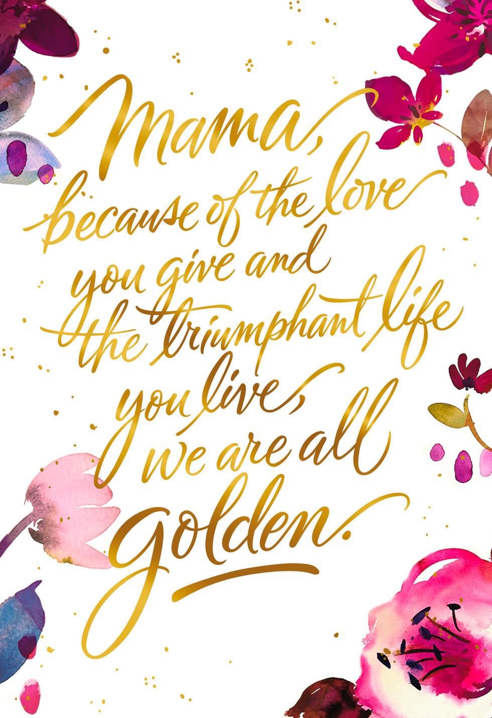 Jill Scott Mama Because of You Musical Mother's Day Card From Us