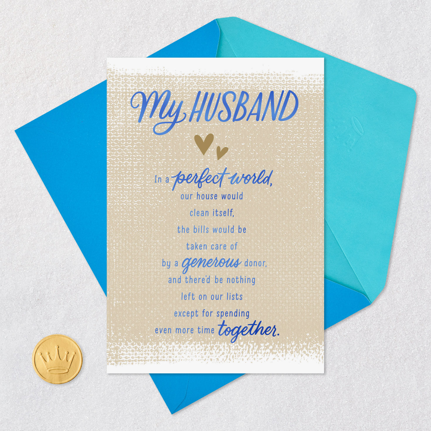 Perfectly Imperfect Life Father's Day Card for Husband, , large image number 6