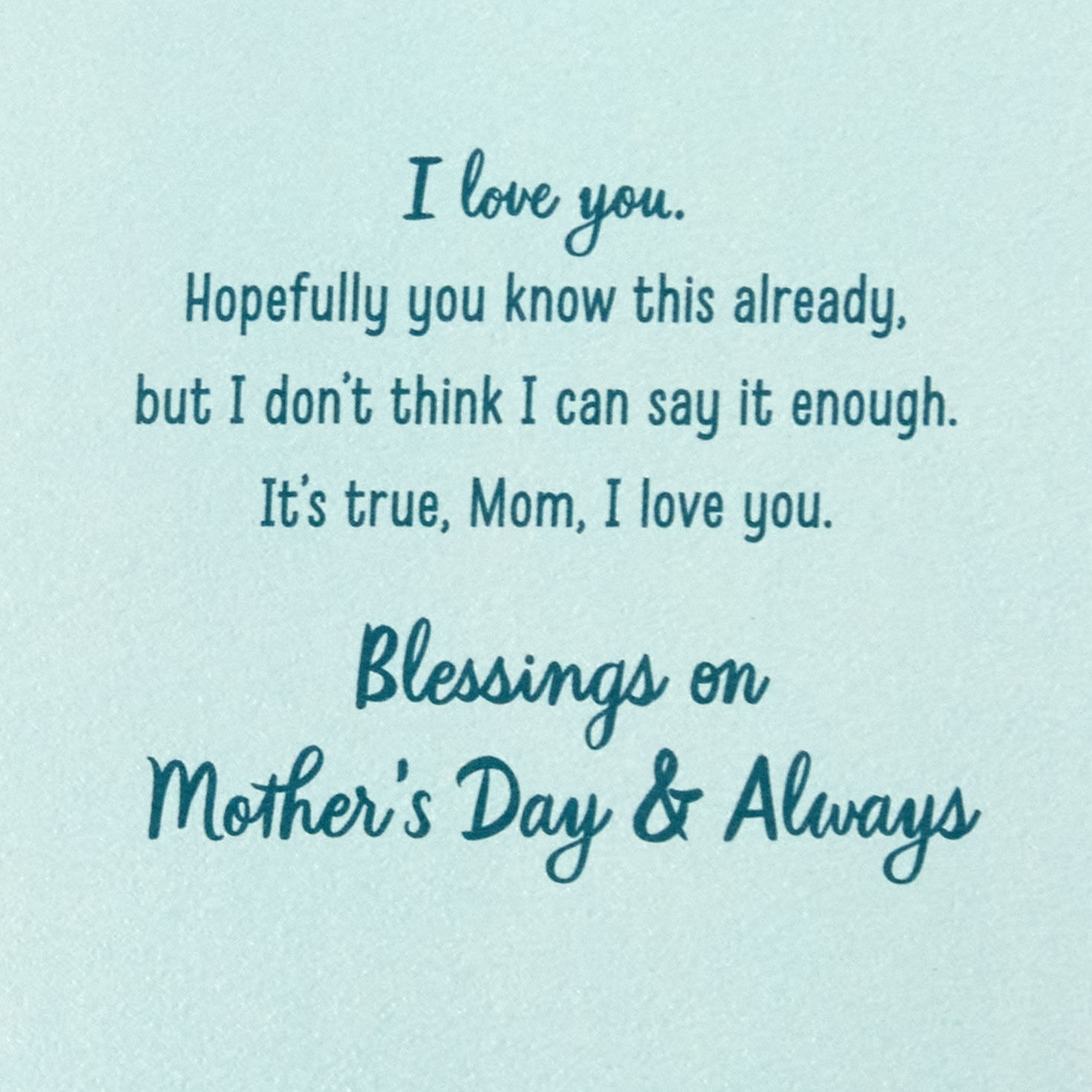 Plants in Greenhouse Mom Mother's Day Card sentiment image number 3