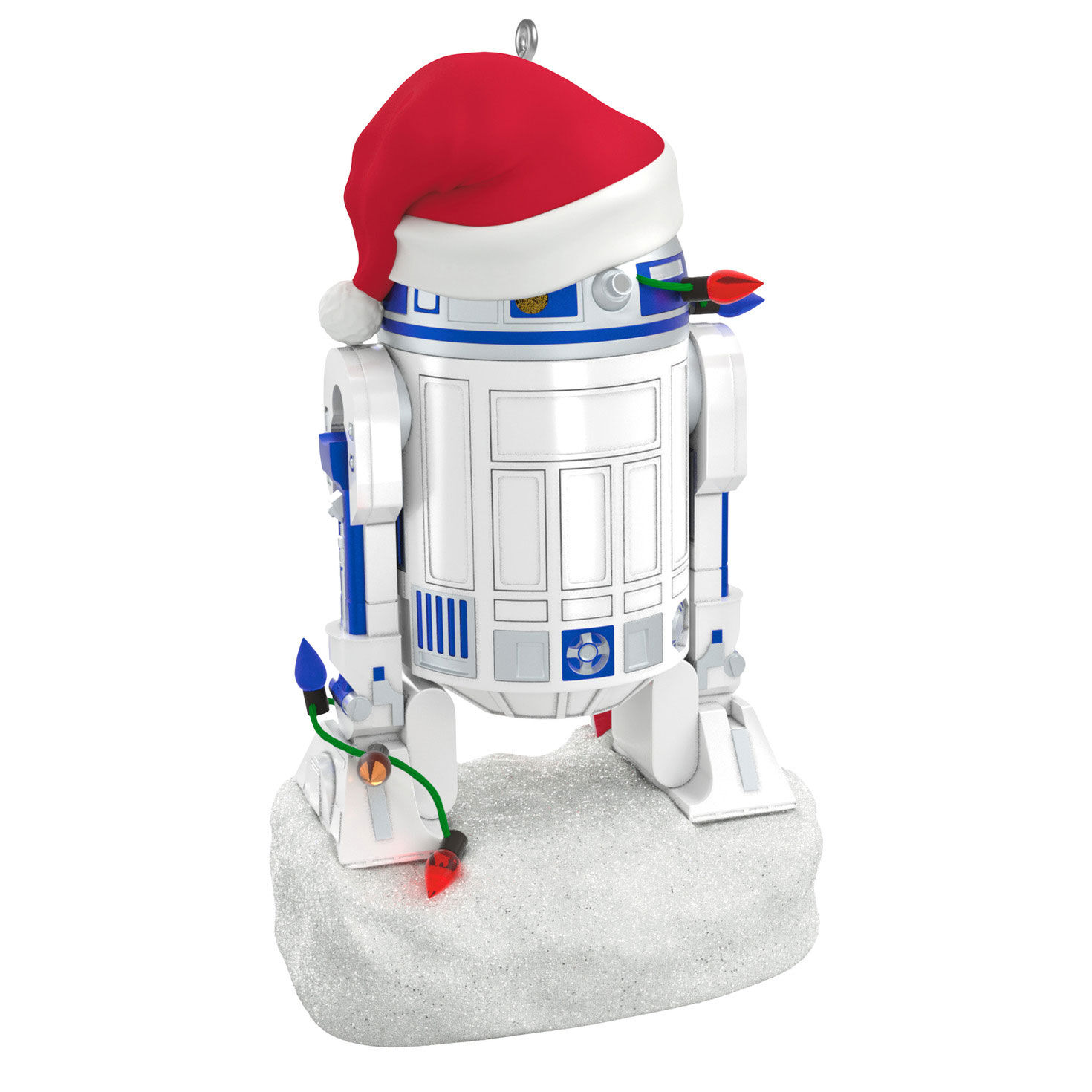R2-D2 With Christmas Lights Keepsake Ornament Back image number 6