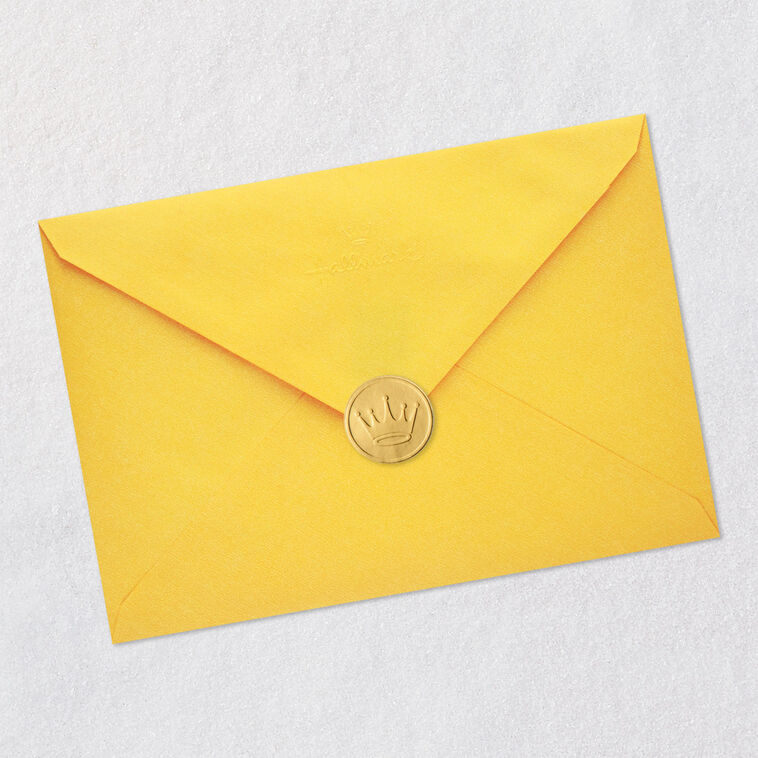 Antique Blue Car Funny Anniversary Card Envelope Back with Seal image number 8