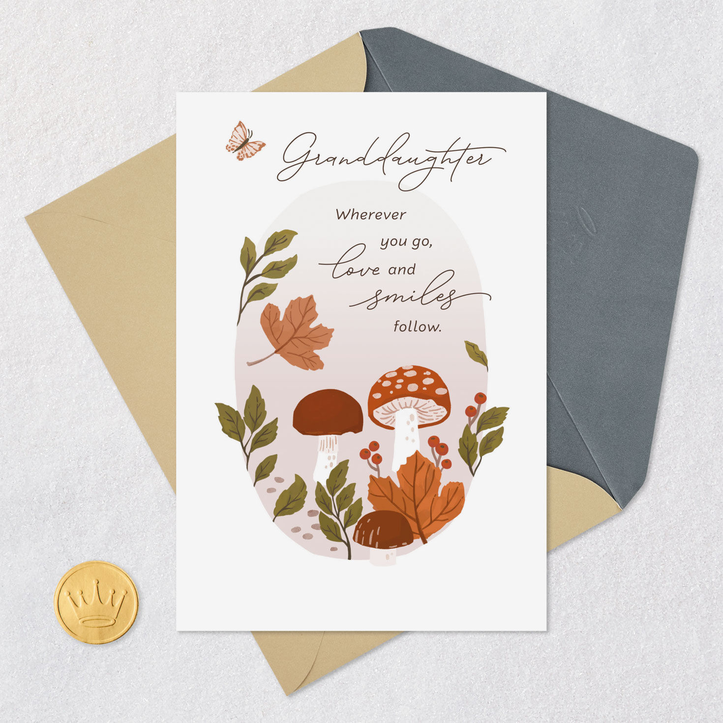 Love and Smiles Follow Where You Go Thanksgiving Card for only USD 3.99 | Hallmark