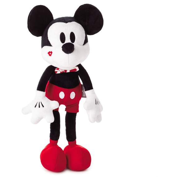 Disney Mickey Mouse With a Kiss Stuffed Animal, 14"