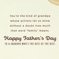 Concentric Arches Father's Day Card for Grandpa Sentiment image number 3
