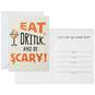 Eat, Drink and Be Scary Halloween Party Invitations, Pack of 10, , large image number 3