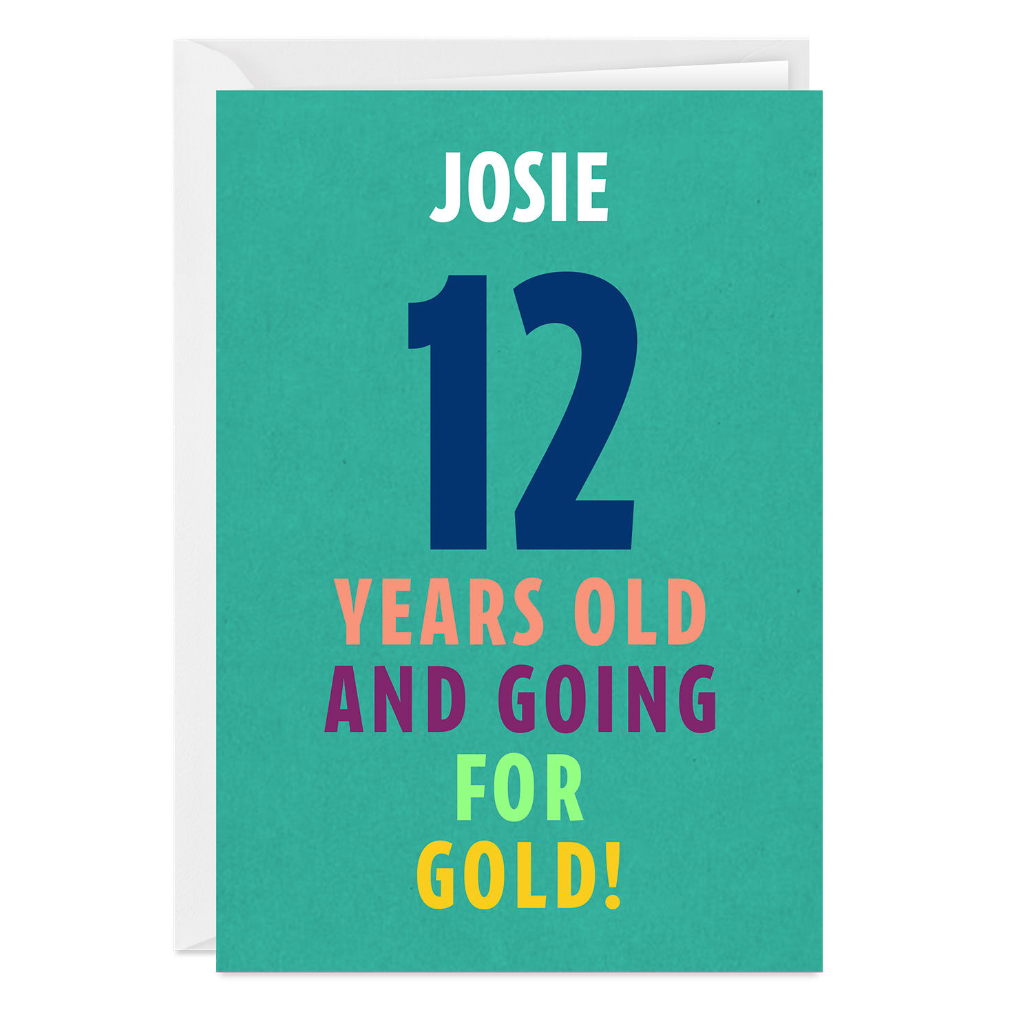 Going for Gold Custom Birthday Card for only USD 4.99 | Hallmark