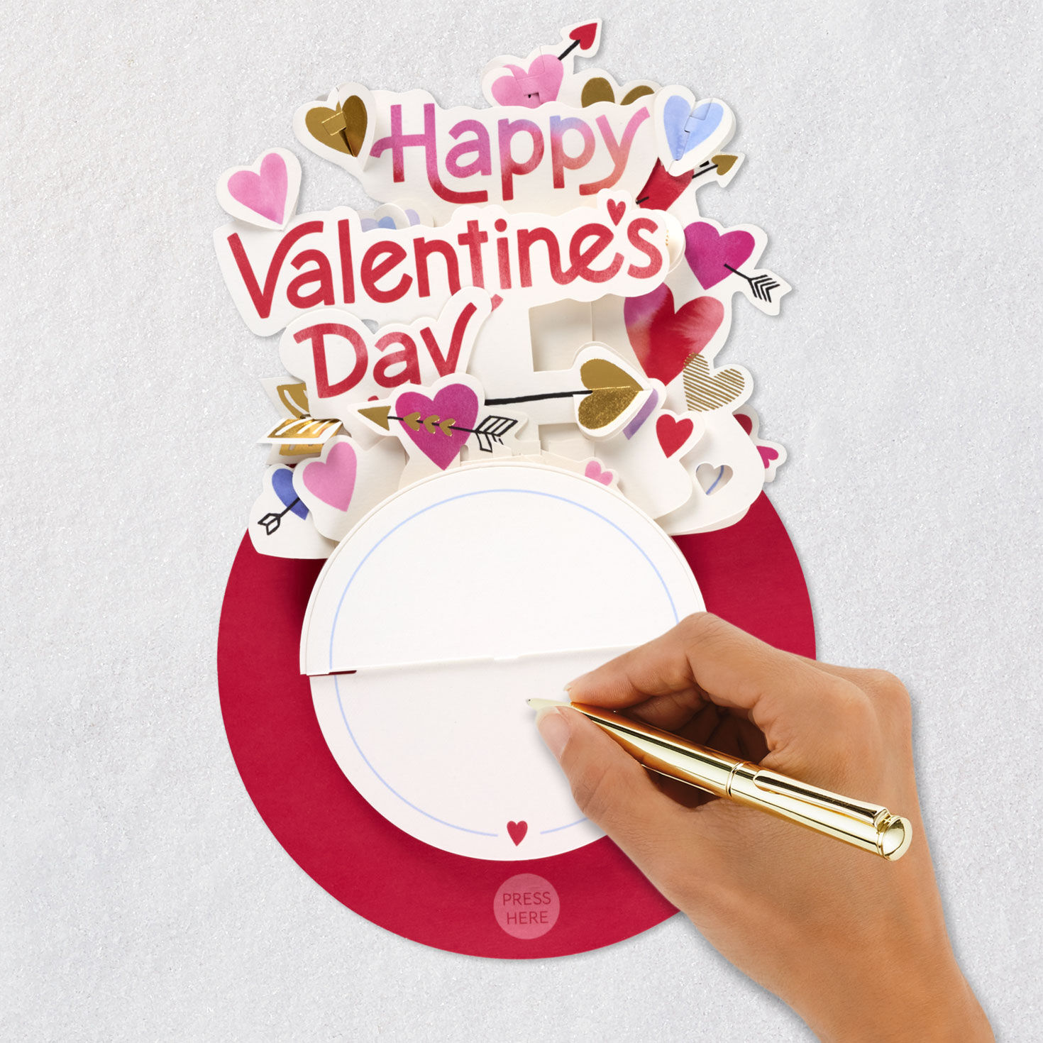 Hearts and Arrows Musical 3D Pop-Up Valentine's Day Card With Motion for only USD 14.99 | Hallmark