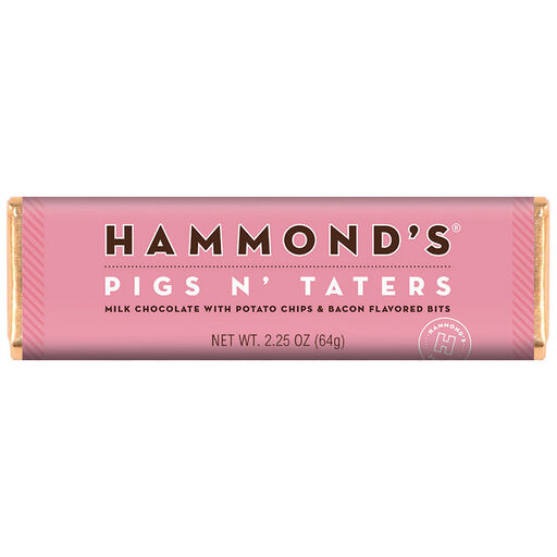 Hammond's Pigs N' Taters Milk Chocolate Bar, 2.25 oz., 