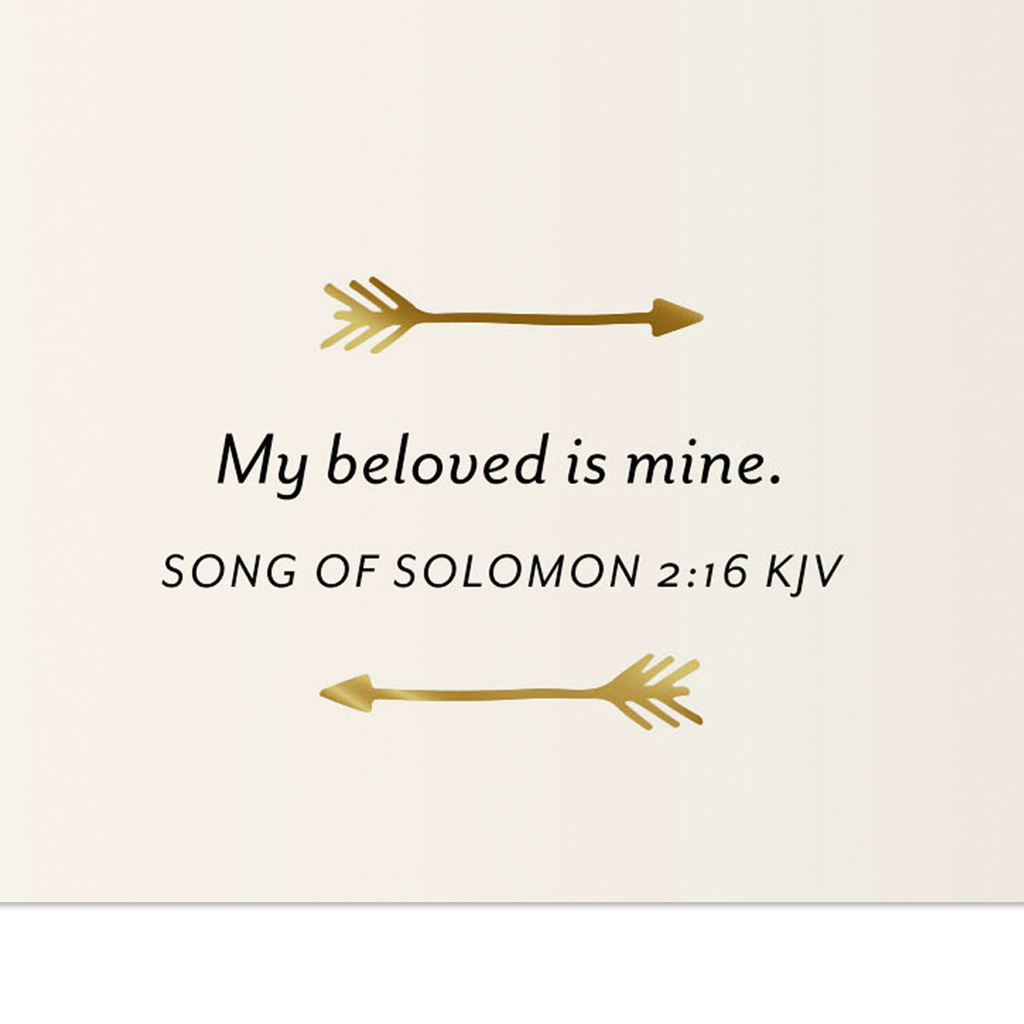 Hearts and Arrows Religious Valentine's Day Card scripture image number 3