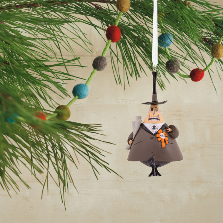 Disney Tim Burton's The Nightmare Before Christmas Mayor Hallmark Ornament, , large image number 2