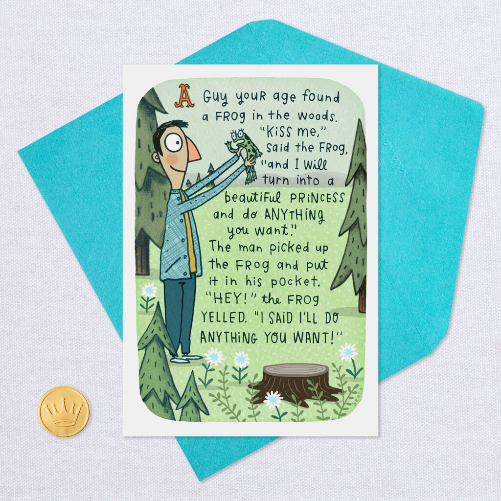 A Man Your Age Funny Birthday Card For Him Greeting Cards Hallmark