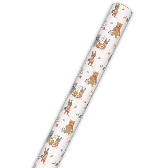 Bear and Bunny Picnic Wrapping Paper, 20 sq. ft., , large image number 6