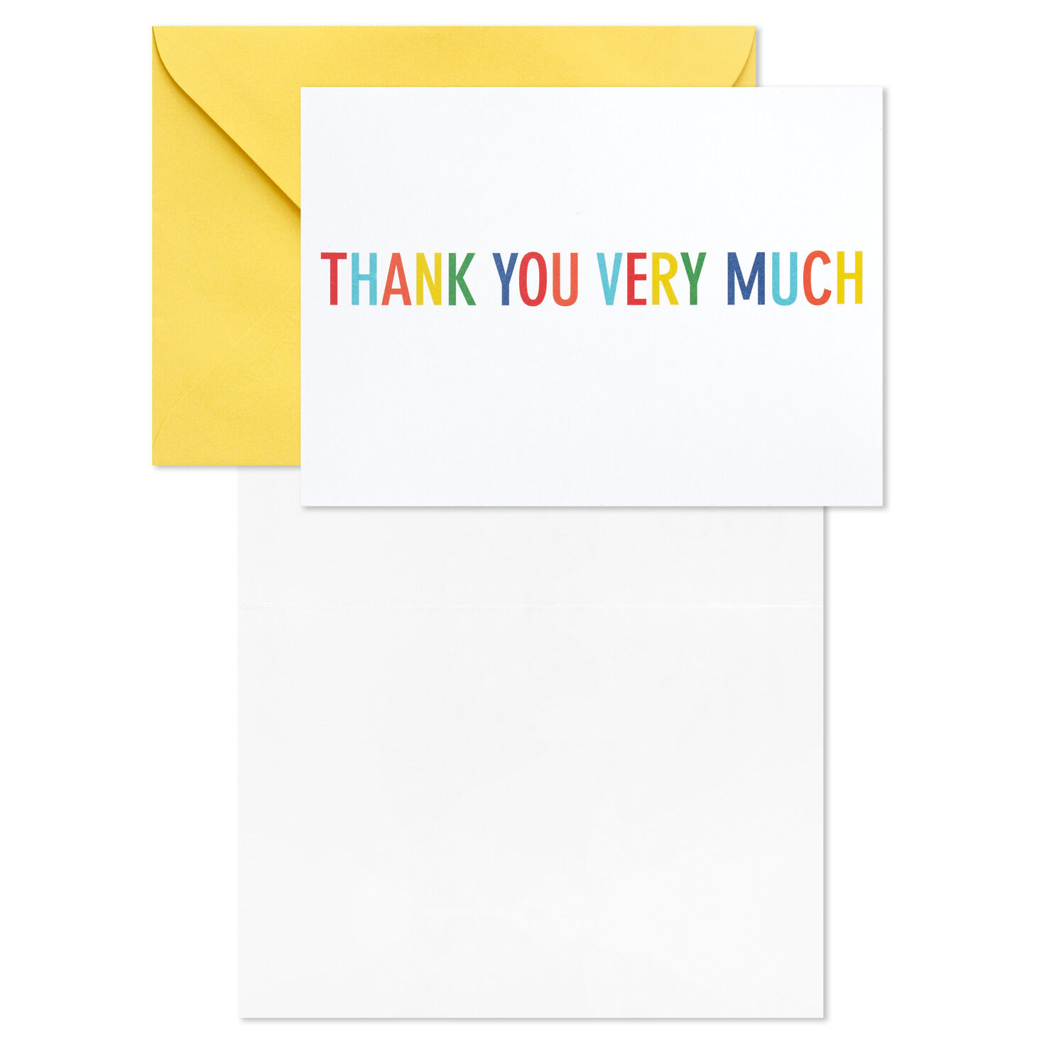 Primary Colors Assorted Blank Thank-You Notes, Pack of 48, , large image number 3